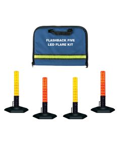 Flashback Five Red/Blue LED Flare Kit (4 Pack)