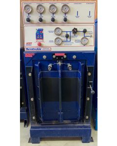 RevolveAir 5016 Two-Position Fill Station w/4 Cyl Cascade Panel & Cylinder Rack for (4) Cylinders